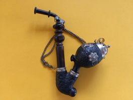 Pipe à tabac, Koller Appenzell avec décor vache