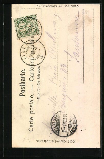 Cartoline postali: AK Ile de Saint-Pierre, Hotellerie, 1901 – Usato da Berlin venduto da bartko-reher 1