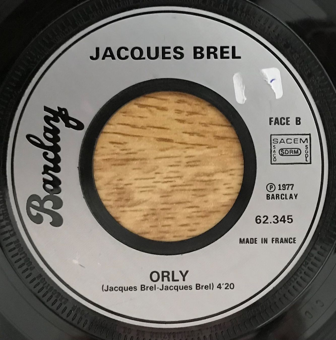 Dischi in vinile: JACQUES BREL - LES REMPARTS DE VARSOVIE – Usato da Bussigny venduto da vinyl-pas-cher 3
