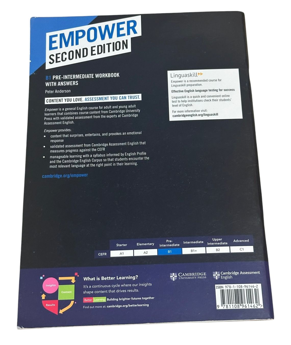 Livres: Livre "EMPOWER SECOND EDITION WORKBOOK B1" – D'occasion à Lausanne par SkySell 1