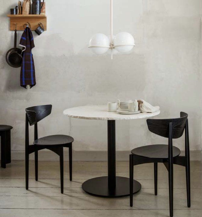 Ferm living Sedie: 2 Essstühle Ferm Living Hermann | Schwarz – Usato da Zürich venduto da HelloSunshine8048