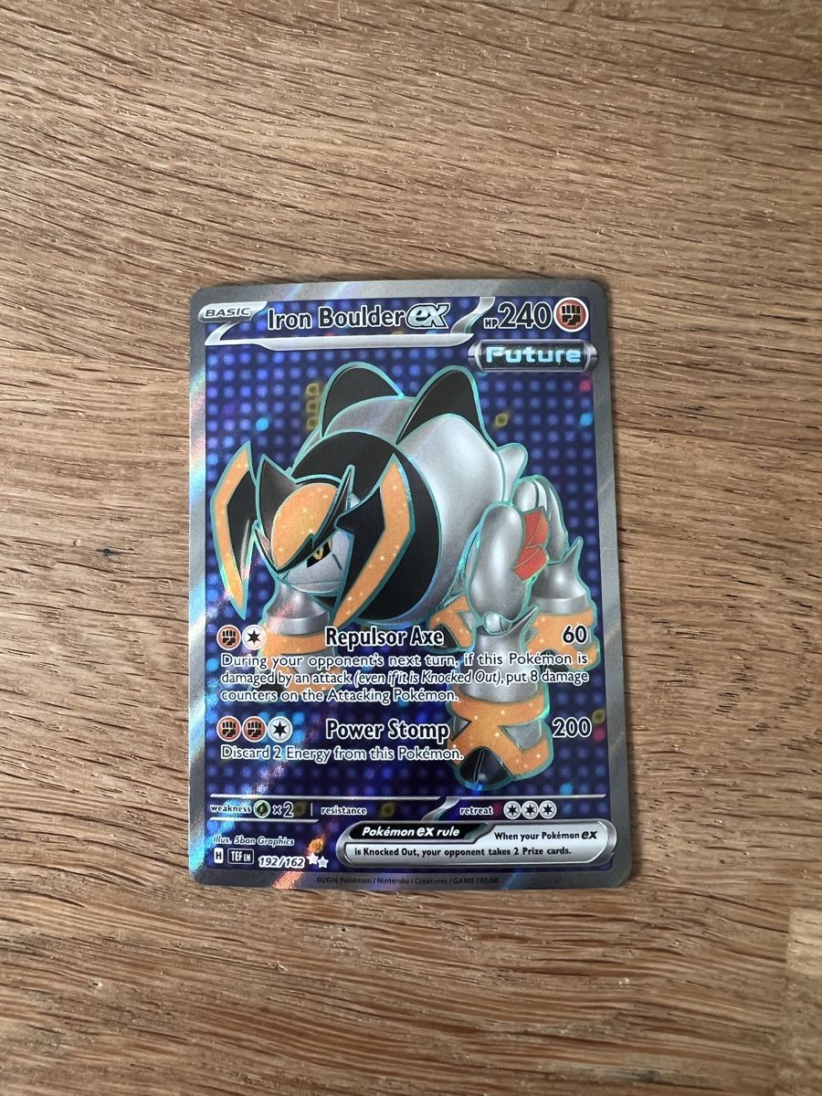 Pokémon Carte collezionabili: Iron Boulder EX #192/162 Pokemon Temporal Forces – Nuovo (secondo la descrizione) da Bülach venduto da chevelle77