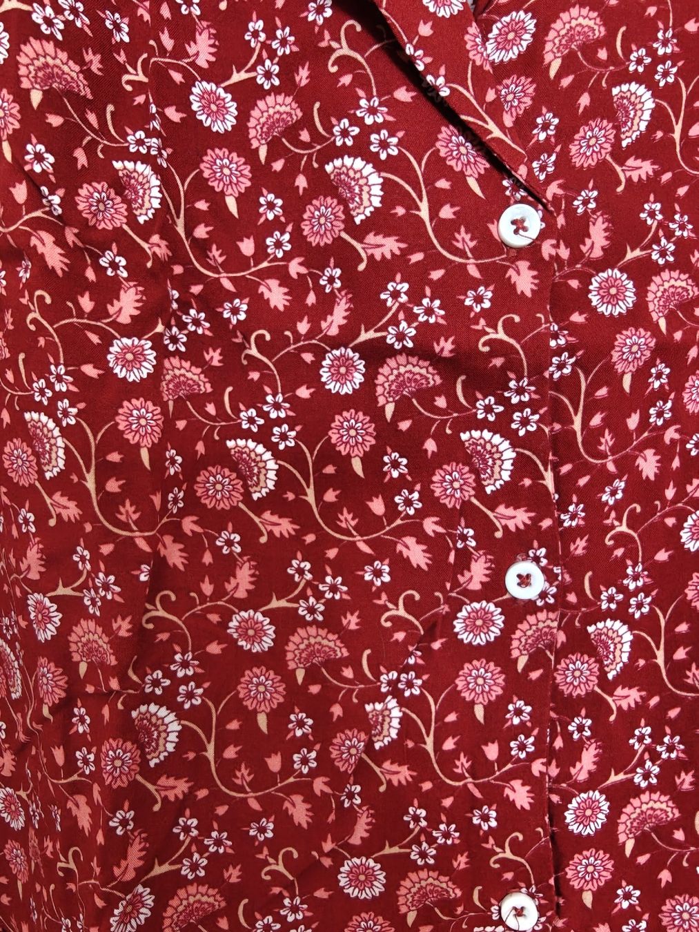 Only Chemisiers: Bluse mit Blumenmuster - Rot - Gr. 40 – Neuf (Voir description) à Winterthur par Dana_33 2