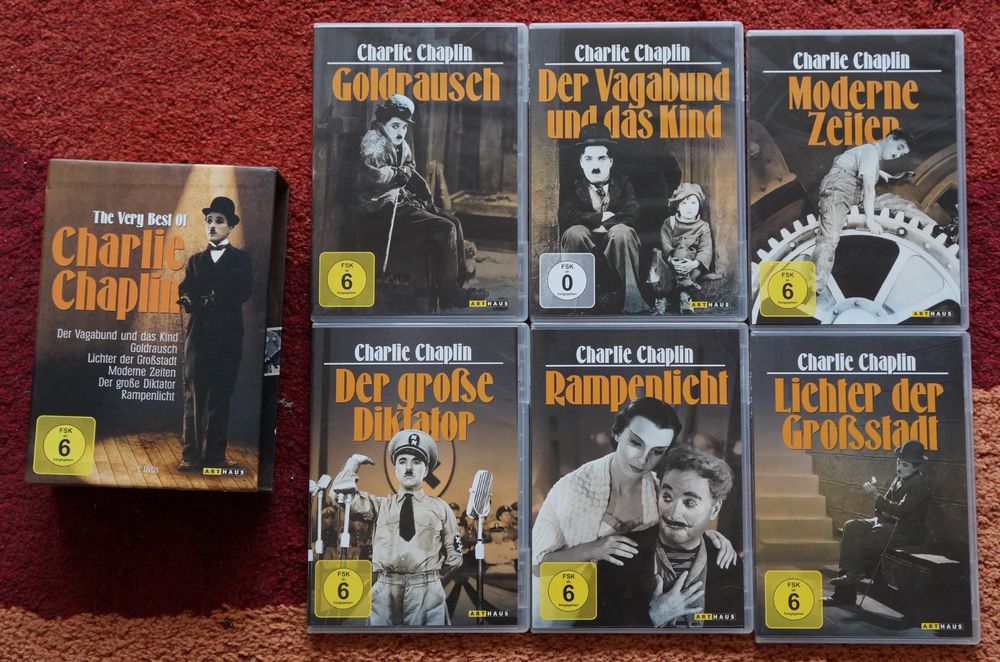 Charlie Chaplin Box - 6 Filme (Gebraucht) in Sulgen für CHF 12 – mit ...