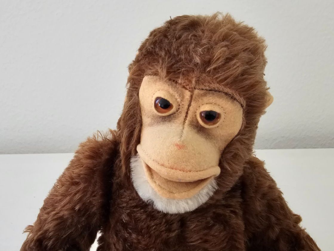 Steiff Giocattoli: Vintage Steiff Affe Jocko Mohair Original – Usato da Pfäffikon ZH venduto da eric0113 6