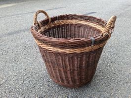 Weidenkorb antik alt Deko Vintage Nostalgie Art