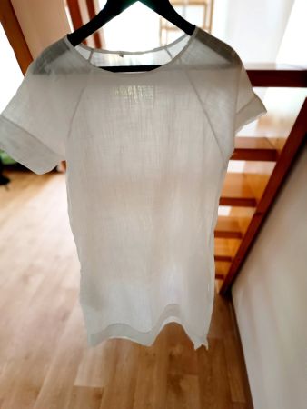Sommer Leinenkleid weiss