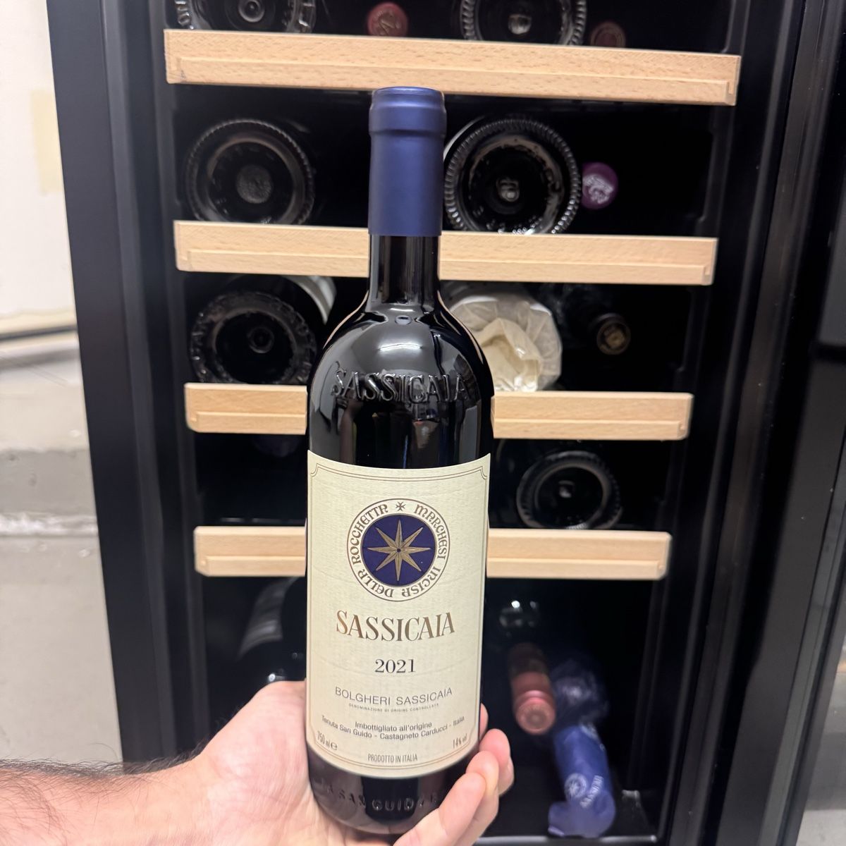 Sassicaia Vino: Sassicaia 2021  – Nuovo e nell'imballaggio originale da Pregassona venduto da AMSG