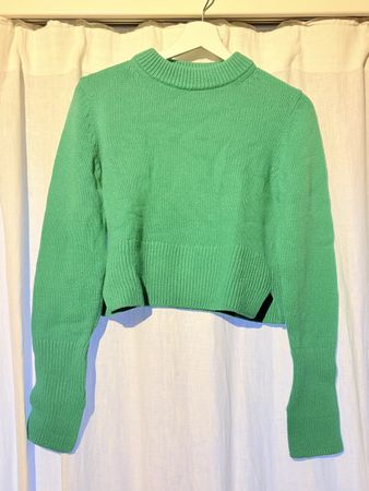 COS Pullover grün Kaschmir Grösse S neuwertig
