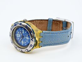Swatch Scuba 200, Blaues Lederband