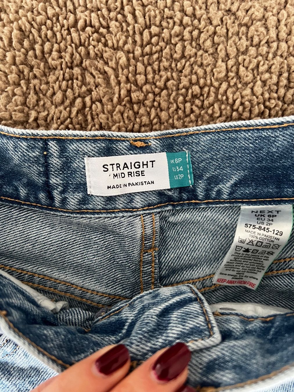 Next Jeans: Jeans droit MID RISE - Comme neuf – Nuovo (secondo la descrizione) da Bulle venduto da Ecnand 1