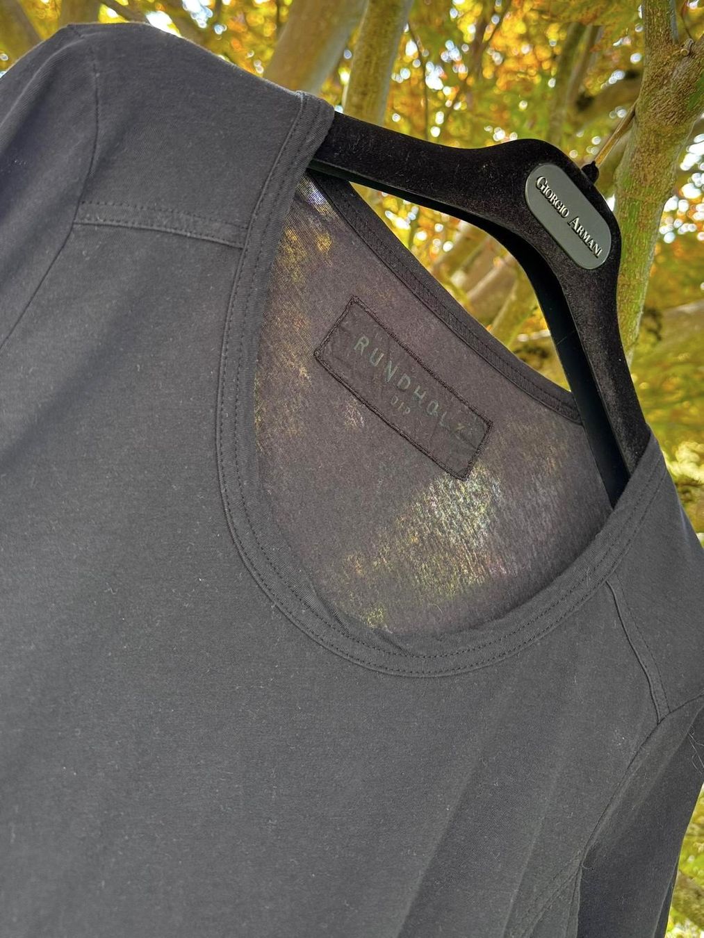 Rundholz Pullover & Sweatshirts: Pullover Pulli Longsleeve mit Print RUNDHOLZ DIP zu Nile &.. – Gebraucht aus Ebikon von repatrick 7