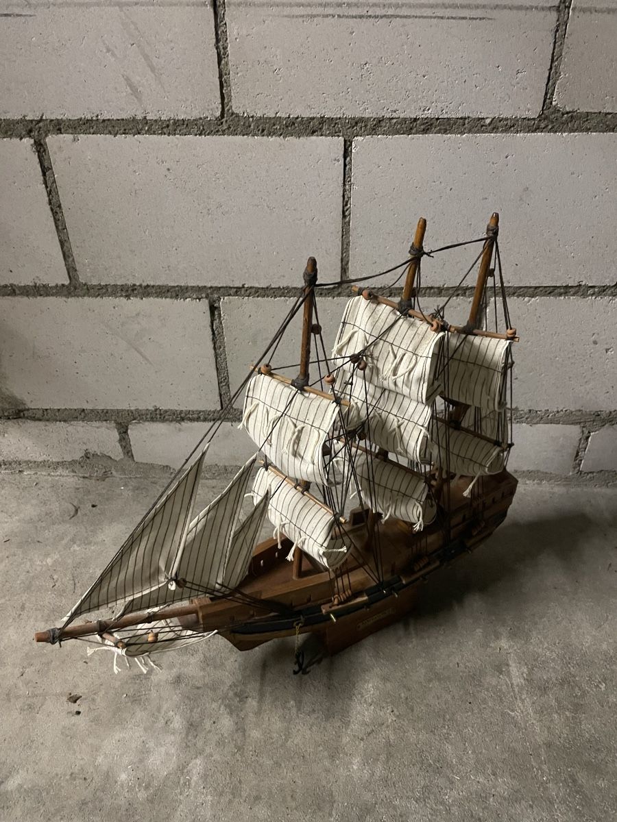 Tutte le decorazioni: Holzschiff - Kriegsschiff 3 Mast – Nuovo (secondo la descrizione) da Suhr venduto da mal_89fb 4