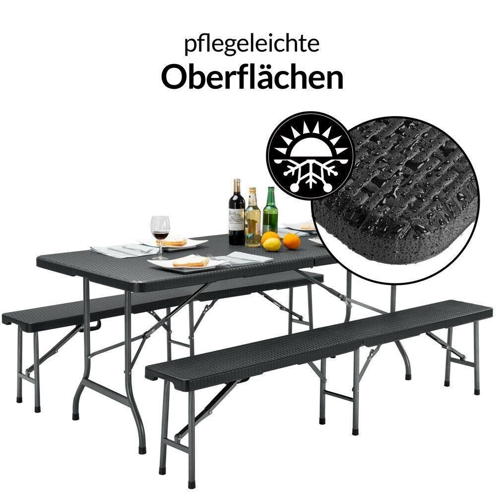 Tischset: Casaria 3 tlg Campingmöbel Malmö – Neu und originalverpackt aus Bottighofen von zaap 2