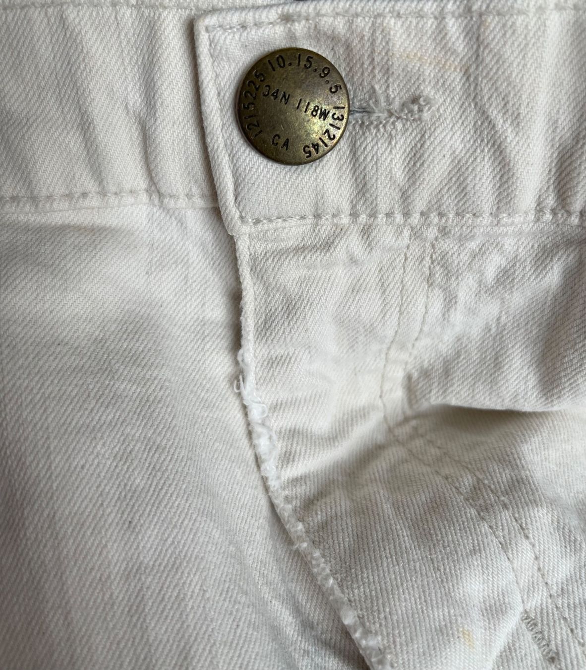 Jeans: Current Elliott Jeans Naturweiss Gr.29 – Nuovo (secondo la descrizione) da Richterswil venduto da Luisavia222 4