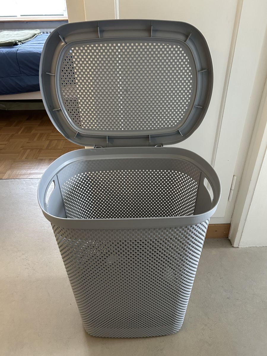 Wäschekörbe: Wäschebox keeeper Arne 58 l, Grau – Neu (gemäss Beschreibung) aus Luzern von zapatae 1
