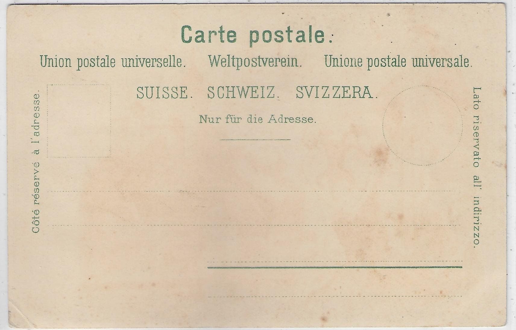 Cartoline postali: Centenarfeier Schaffhausen 1501-1901 - Litho – Usato da Ettingen venduto da Kartenplanet 1