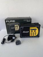 Pure X Marshall Evoke-1S Radio Réveil DAB Noir - NEUF 