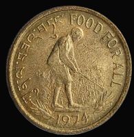 BHUTAN 20 CHHERTUM 1974