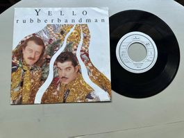 YELLO tolle Single Rubberbandman SWISS Kult Top 80's Synth