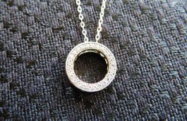 Halskette 925 Silber mit Pendant Zirconia / Fantasy