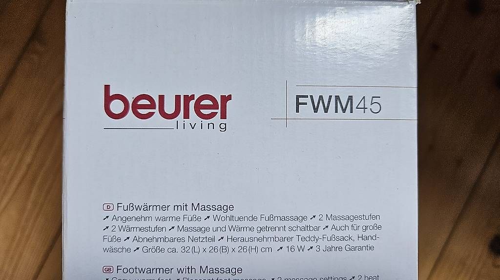 Massagegeräte: Fusswärmer mit Massagefunktion. – Gebraucht aus Müllheim Dorf von fetho 1
