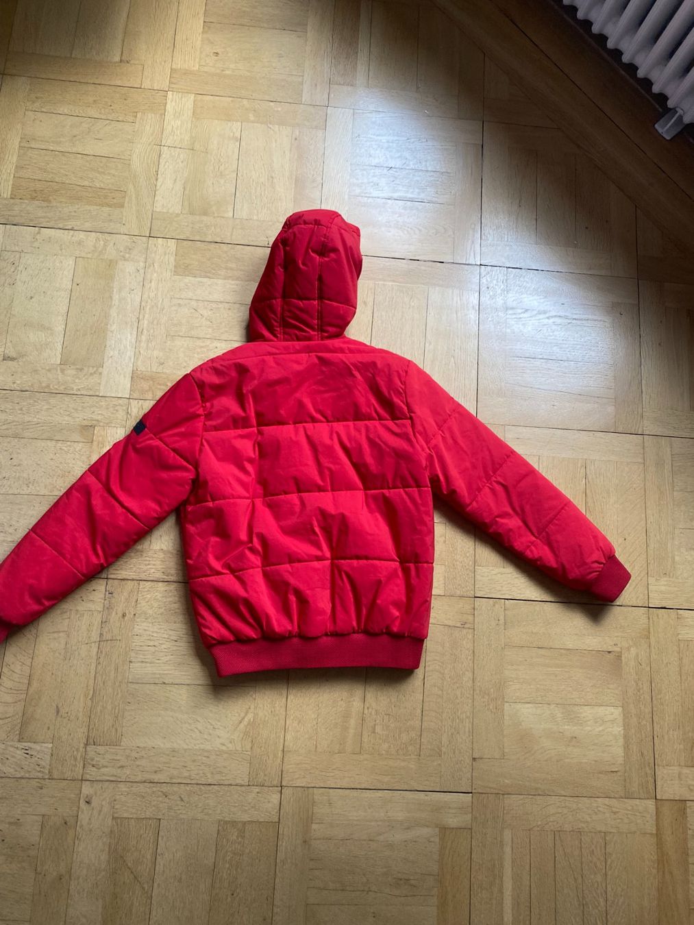 Giacche: ROTE LUCKY SIMON’S STEPPJACKE MIT KAPUZE – Nuovo (secondo la descrizione) da Zürich venduto da ilj_b22t 1