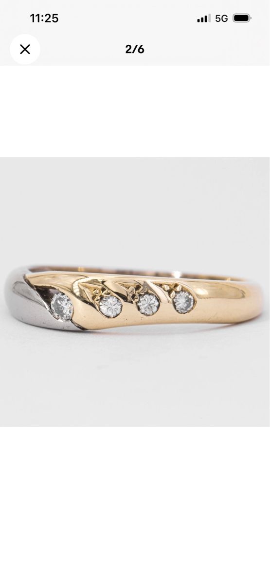 Anelli: Bague or diamants – Usato da Granges-Paccot venduto da keopskephrem