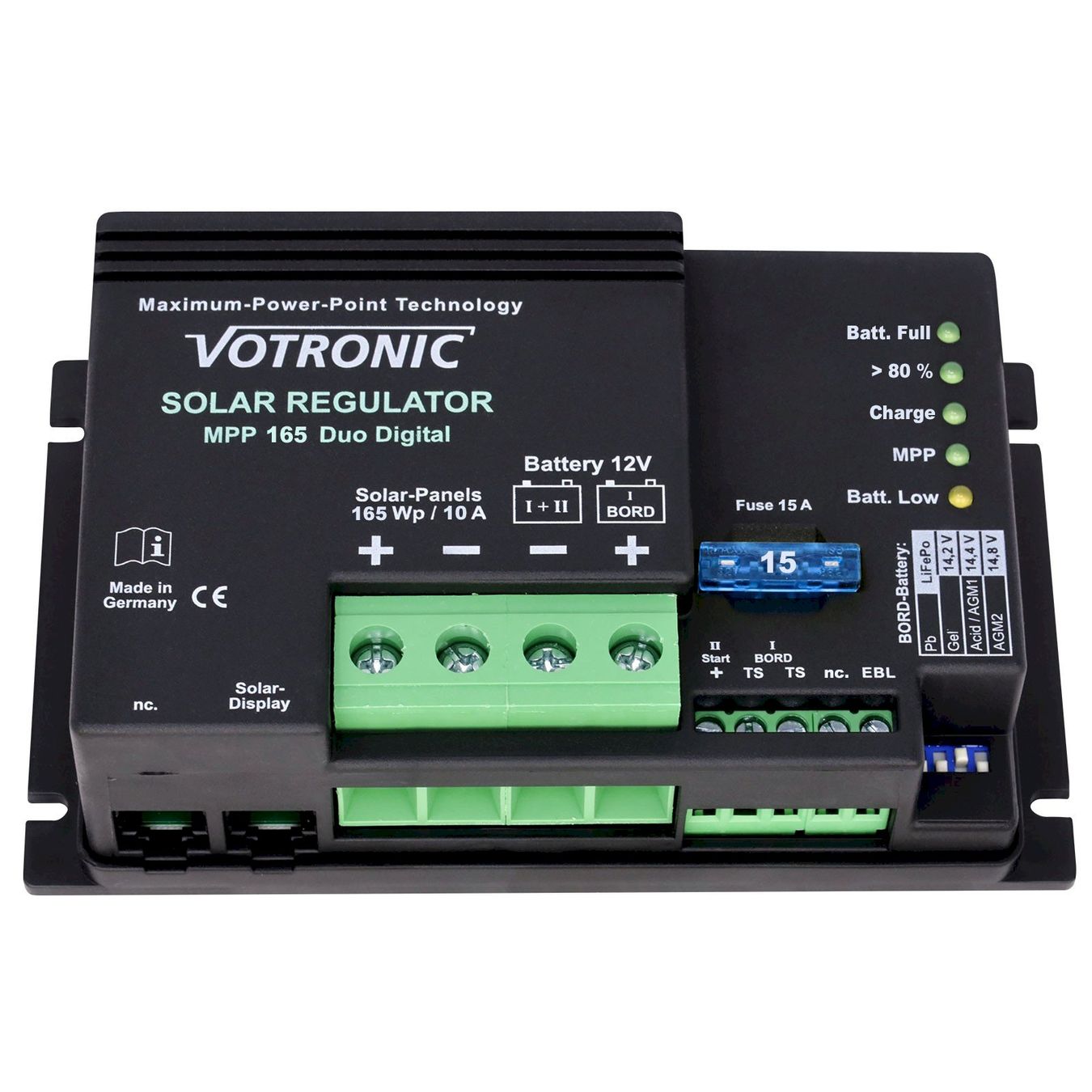 Dispositivi a energia solare: Votronic MPP 165 Duo Digital – Nuovo e nell'imballaggio originale da Bottighofen venduto da zaap 1