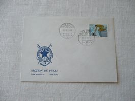 1985 FDC 100 Jahre Rettungsorg. Léman SBK 713 gest. Pully