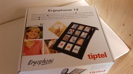 Tiptel Ergophone 12 /ergonomisches Wählgerät mit Bild-Tasten
