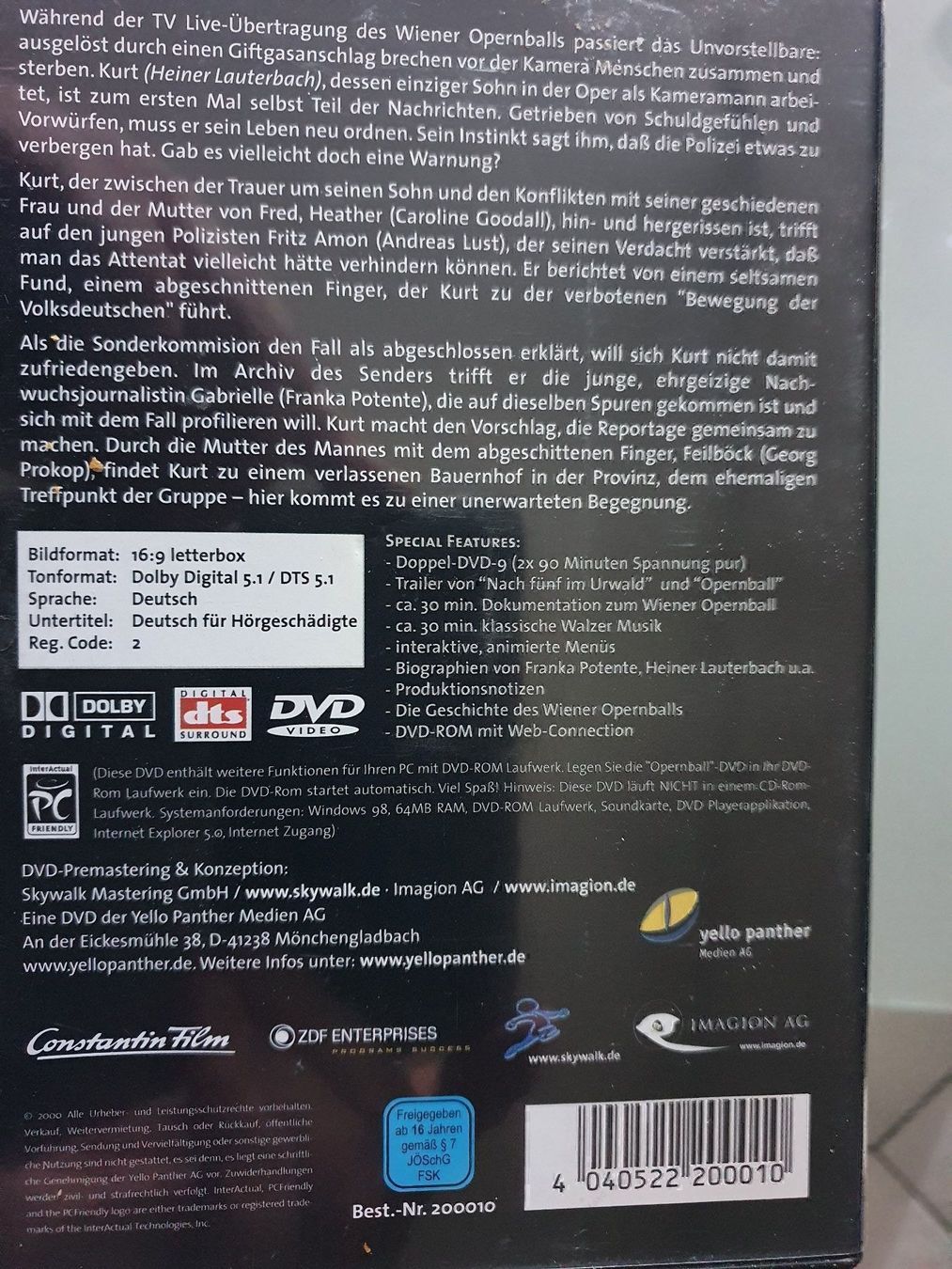 Tutti i DVDs: Doppel-DVD- Opernball (Heiner Lauterbach – Usato da Zumholz venduto da Paedin 1