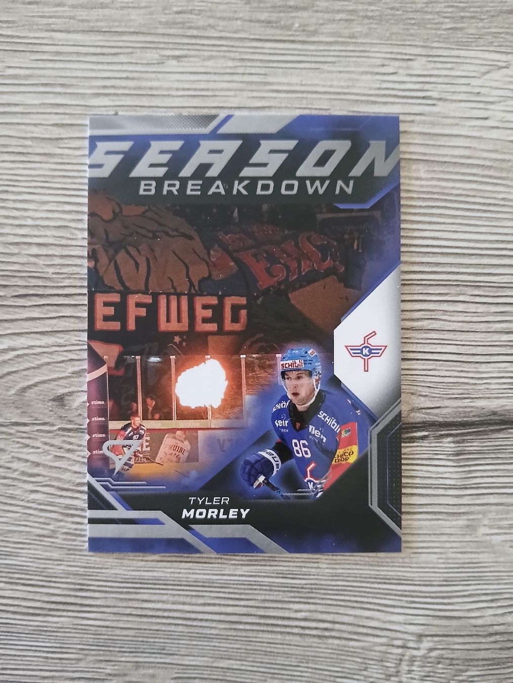 Sportzoo Sammelbilder & Trading cards: Sammelkarte Tyler Morley Saison Breakdown  – Neu (gemäss Beschreibung) aus Düdingen von oliheimo92
