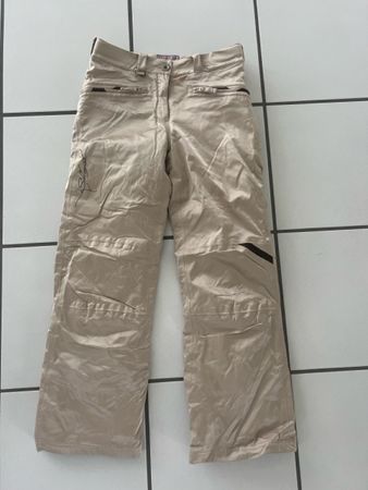 Salomon Skihose, Gr. FR 40, beige - Top für den Winter!