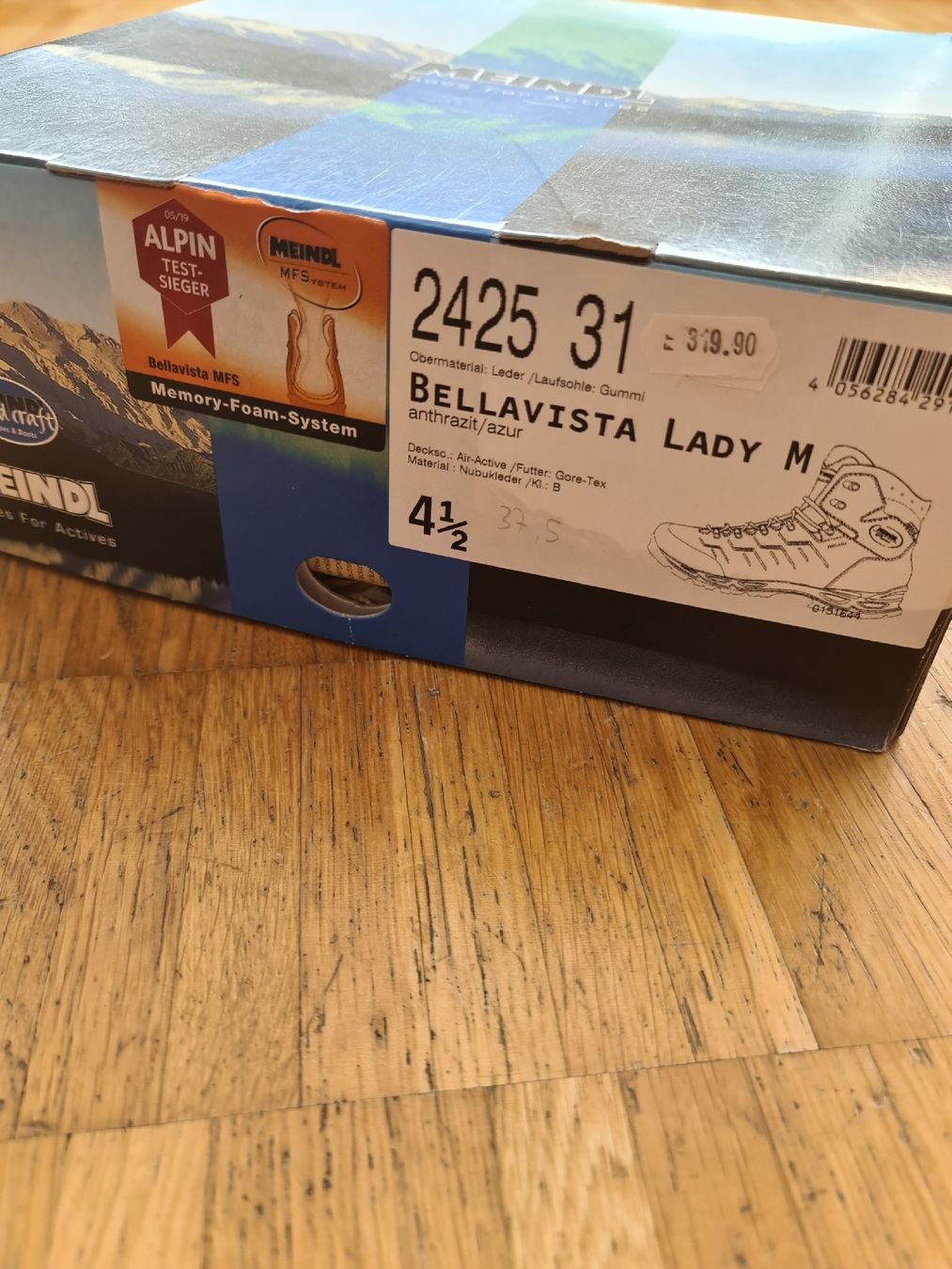 Meindl Scarpe da donna: Meindl Bellavista Lady Wanderschuhe Grösse 37.5 – Nuovo (secondo la descrizione) da Emmenbrücke venduto da gatasalvache 4