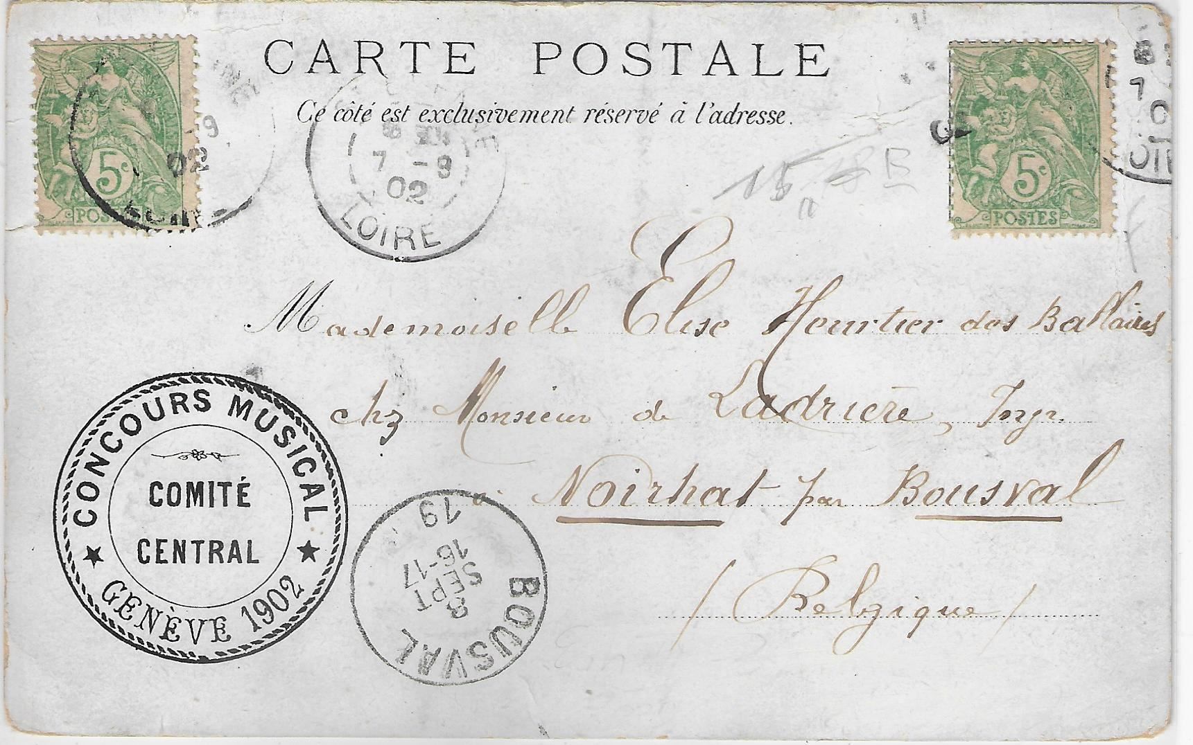 Cartoline postali: Concours National & International de – Usato da Ettingen venduto da Kartenplanet 1