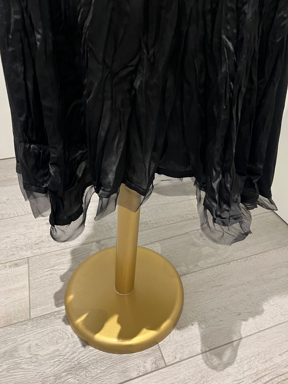 Nile Vestiti: NILE - Robe noire soie et tulle - L – Usato da Mézières FR venduto da Daisy16 9