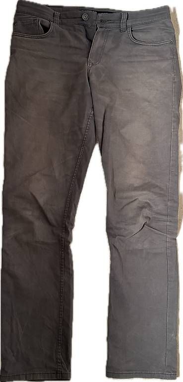 Pantaloni: C&A Hose Herren L34/W34 Stretch grau – Usato da Rodersdorf venduto da aki12