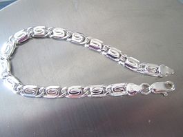 Cooles Silberarmband L: 20,5cm  B: 0,6cm  massiv 13,10g