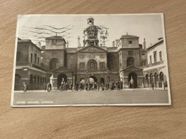 Alte Ansichtskarte Horse Guards London, 1928, Rarität