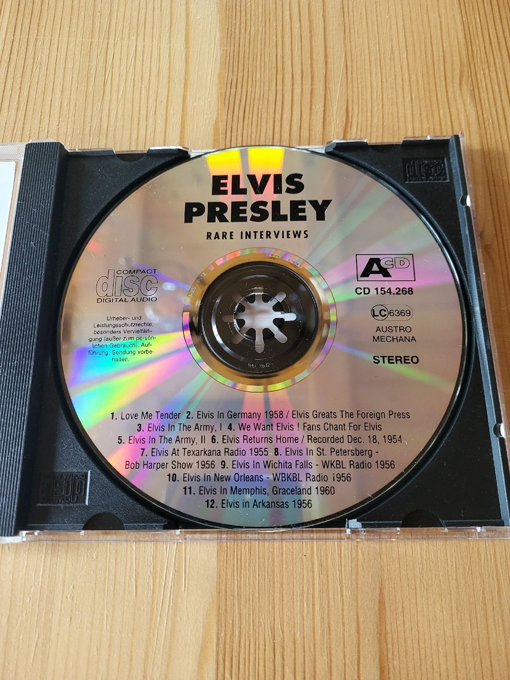 CDs: Elvis Presley Rare Interviews – D'occasion à Wattenwil par Masimon 1