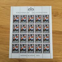 Kleinbogen Liechtenstein 1974