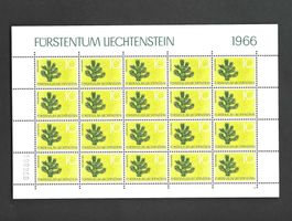 Liechtenstein Bogen ab 1.- Franken