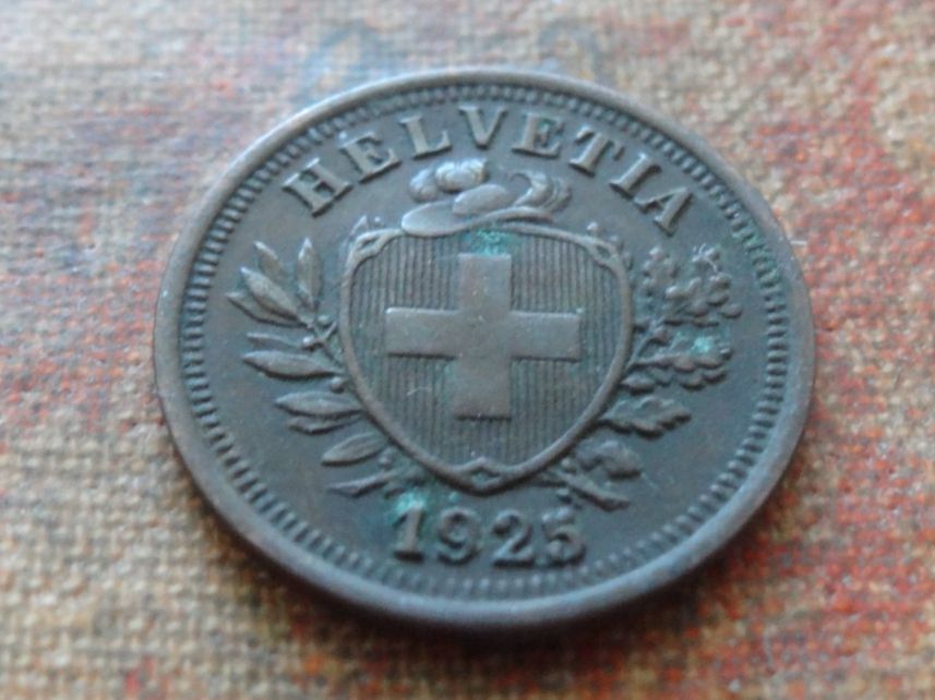 Alle Münzen: 1 Rp. 1925   (A) – Gebraucht aus Romanel-sur-Lausanne von Swift13