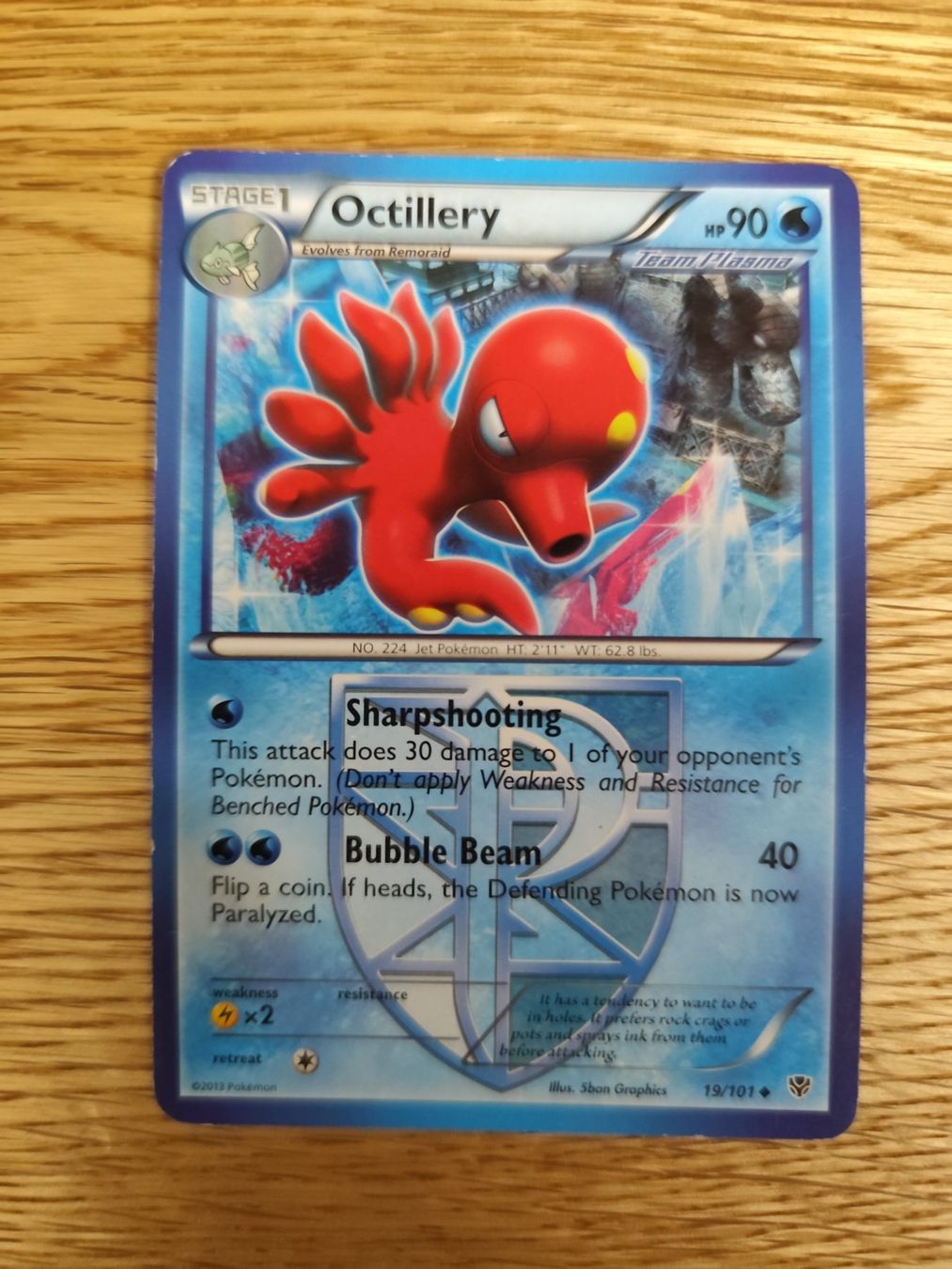 Pokémon Carte collezionabili: Pokemon Octillery Black & White Plasma Blast non holo – Nuovo (secondo la descrizione) da Winterthur venduto da SMOKY062