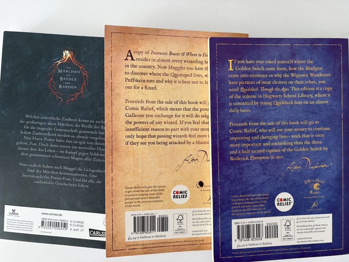 Libri: Harry Potter Bücher Set von J.K. Rowling – Nuovo (secondo la descrizione) da Oppligen venduto da anj_958g 1