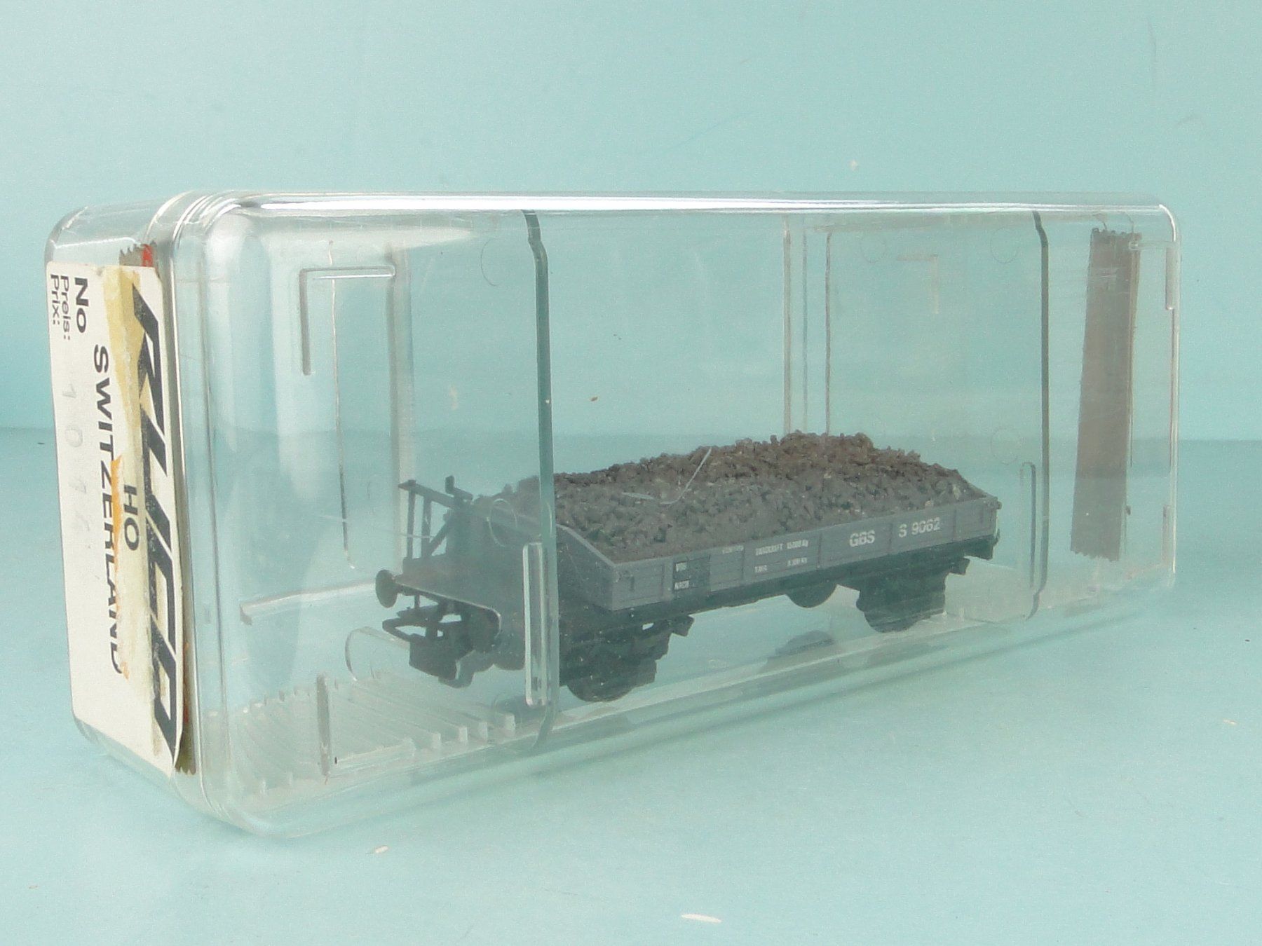 Modellini di ferrovie: Ruco 1014 GBS Flachwagen, NEU – Usato da Bülach venduto da cann11 2