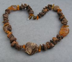 ♥ UNISEX KETTE / Baltischer Bernstein / GESUND + URCHIG ♥