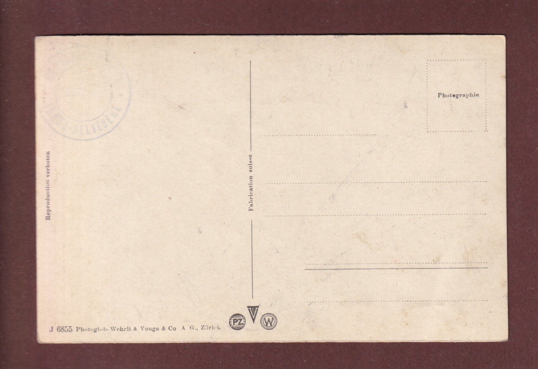 Cartoline postali: RHONEGLETSCHER - Hotel Belvédère – Usato da Pully venduto da nicecards-shop 1
