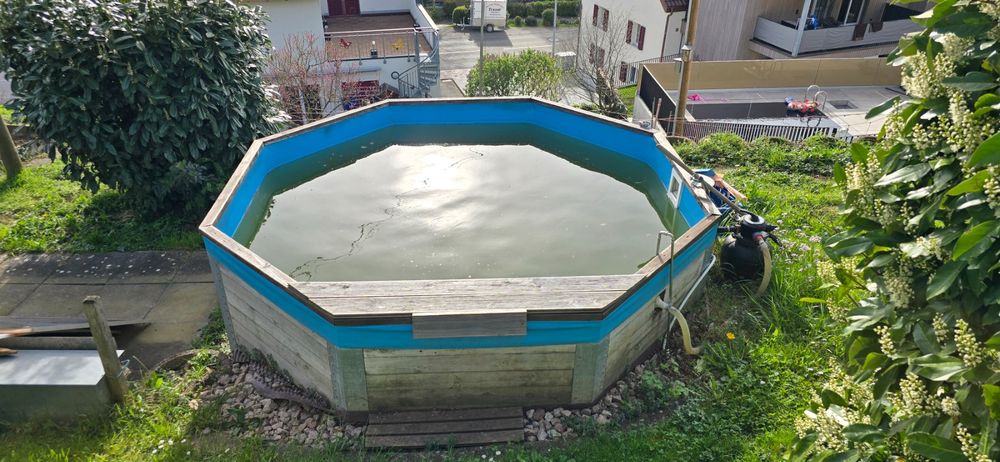 Weka Massivholzpool 3m Durchmesser, 1.10m hoch Kaufen auf Ricardo